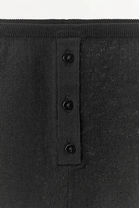 MINI SHORTS WITH COTTON BUTTONS