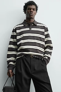 POLO REGULAR FIT À RAYURES