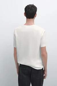 100% mercerised cotton T-shirt
