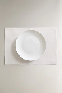 RESIN-COATED OVERLOCK PLACEMAT