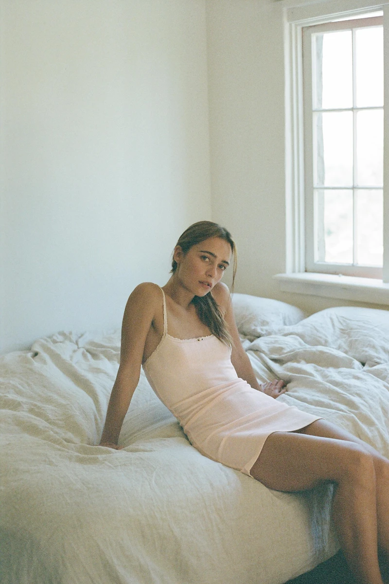 POINTELLE LACE DRESS