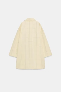 ZW COLLECTION PLAID TRENCH COAT