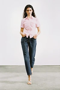 FITTED POPLIN SHIRT