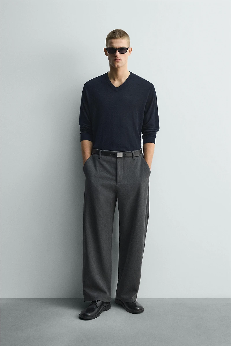 PANTALON BALLOON FIT STRUCTURÉ