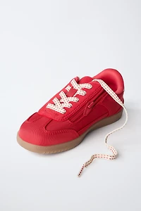 COLOR-BLOCK HIGH-TOP SNEAKERS
