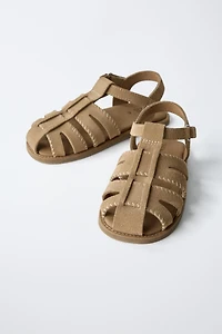 LEATHER FISHERMAN SANDALS