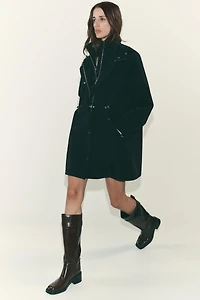 LONG HOODED JACKET