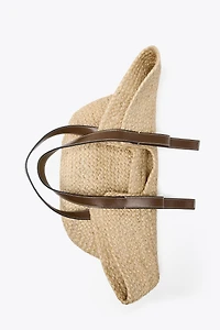 WOVEN SHOPPER BAG