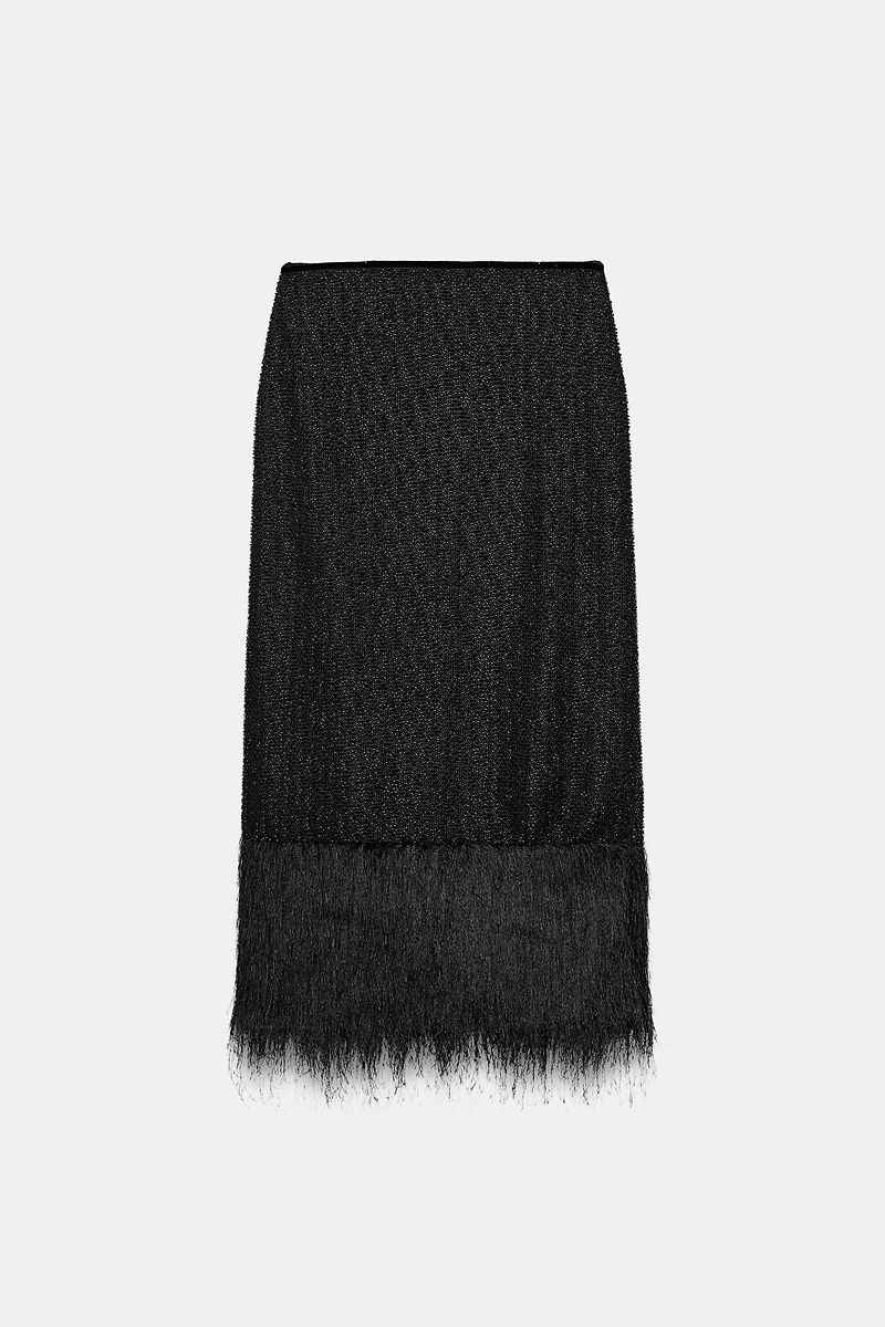 ZW COLLECTION BEADED STRAIGHT SKIRT