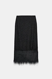ZW COLLECTION BEADED STRAIGHT SKIRT