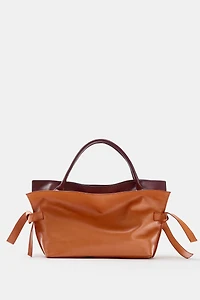 LEATHER FLAP BAG