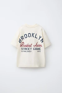T-SHIRT JOGGING IMPRIMÉ BROOKLYN