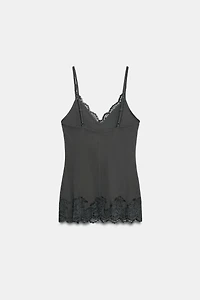 COMBINATION LACE TOP