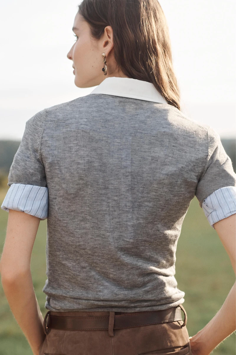 TOP EN MAILLE 100 % LAINE ÉDITION LIMITÉE