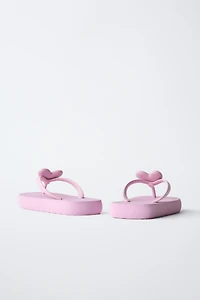 SANDALES DE BAIN CŒUR