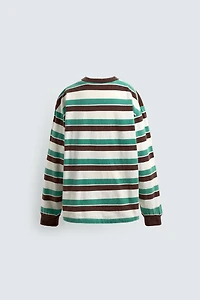 AGES 7-14 / STRIPED T-SHIRT WITH HARRY LAMBERT FOR ZARA X DISNEY PATCH
