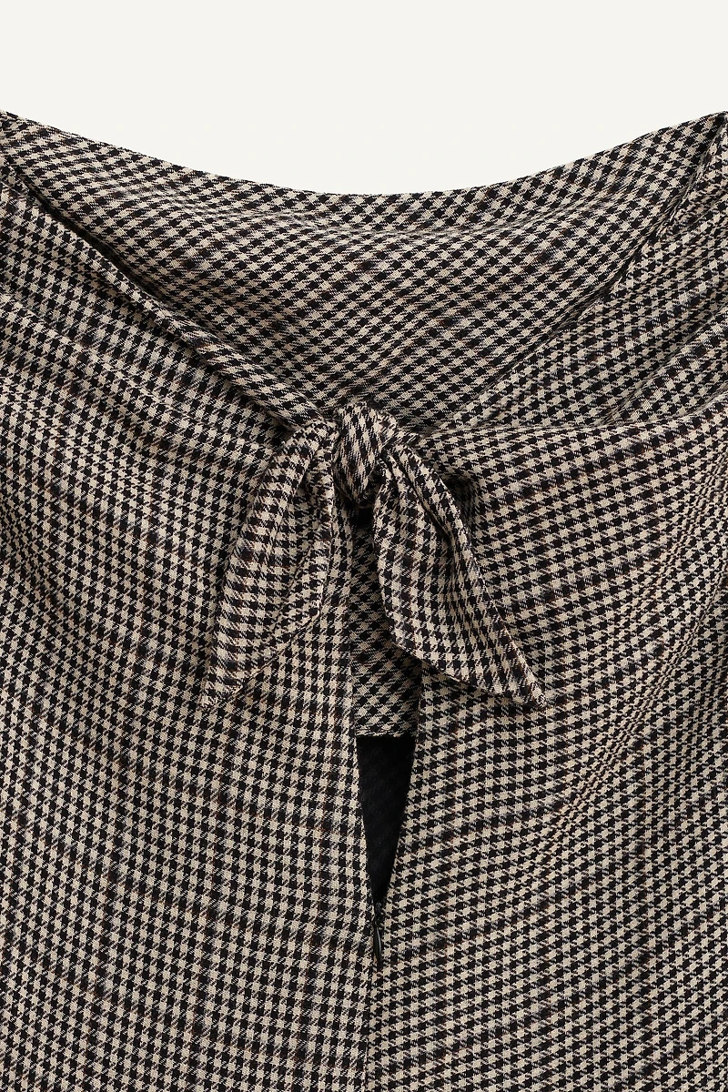 PLAID PLEATED DRESS LIMITED EDITION