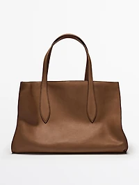 Grand tote bag MD ICON en cuir nappa