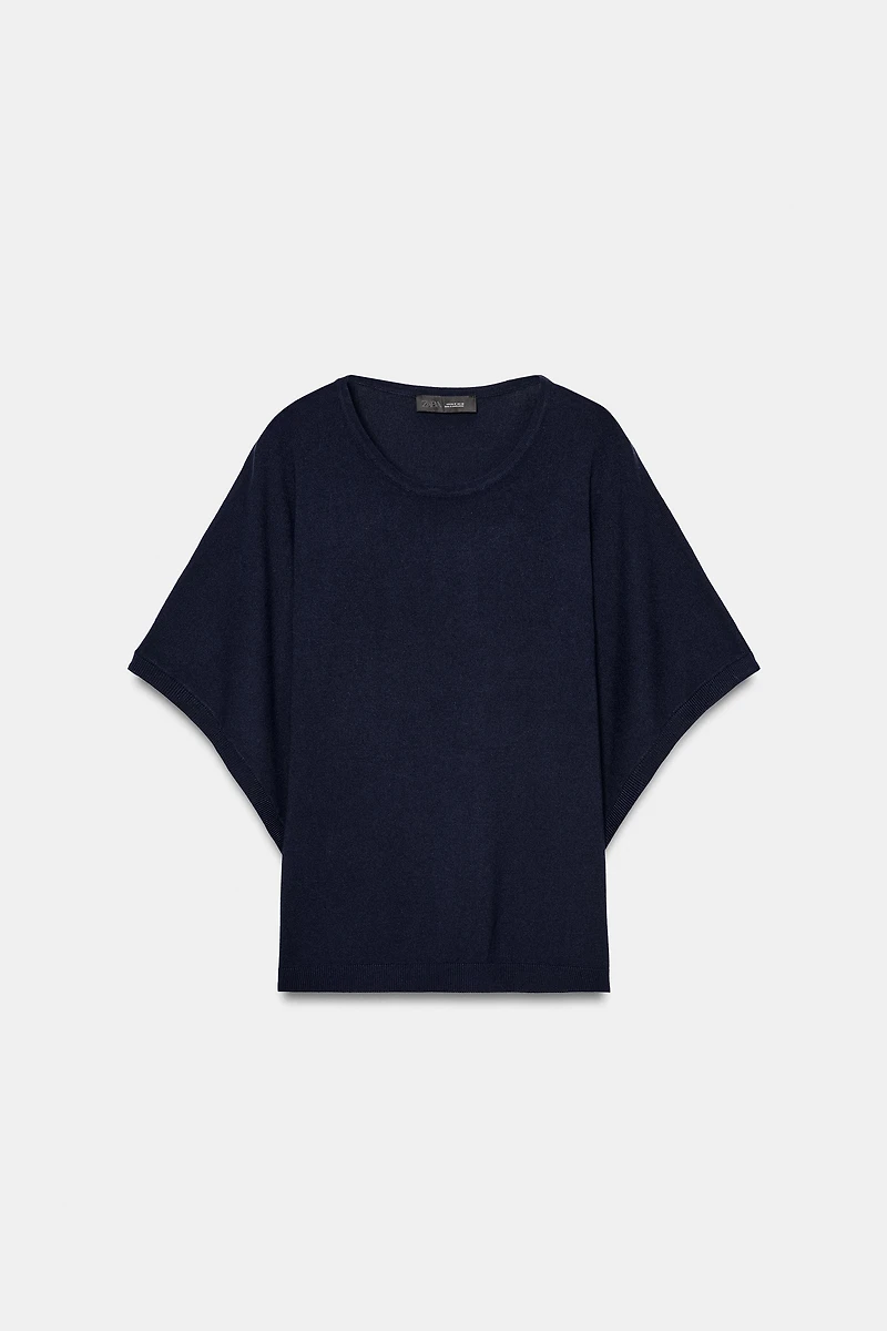 WIDE SLEEVE KNIT TOP
