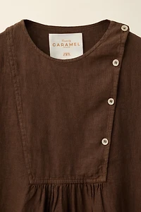 100% LINEN DRESS CREATED BY CARAMEL LONDON X ZARA