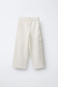 TEXTURED CARGO PANTS