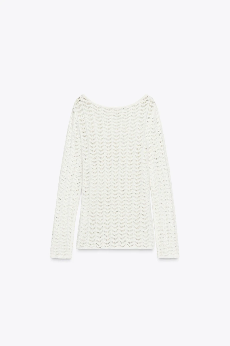 PULL EN MAILLE STRUCTURÉ