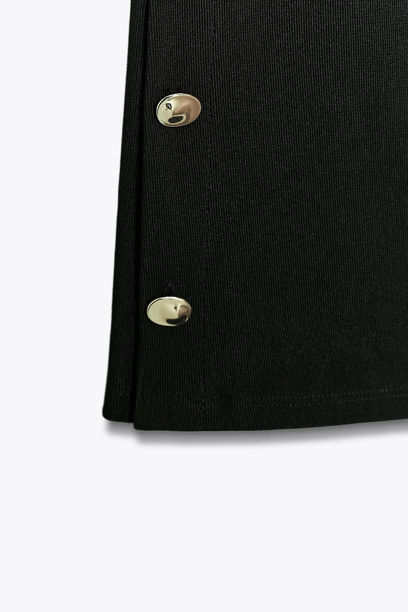 FLARE LEGGINGS WITH BOTTOM BUTTONS