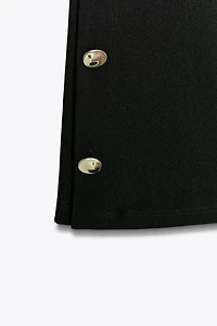 FLARE LEGGINGS WITH BOTTOM BUTTONS