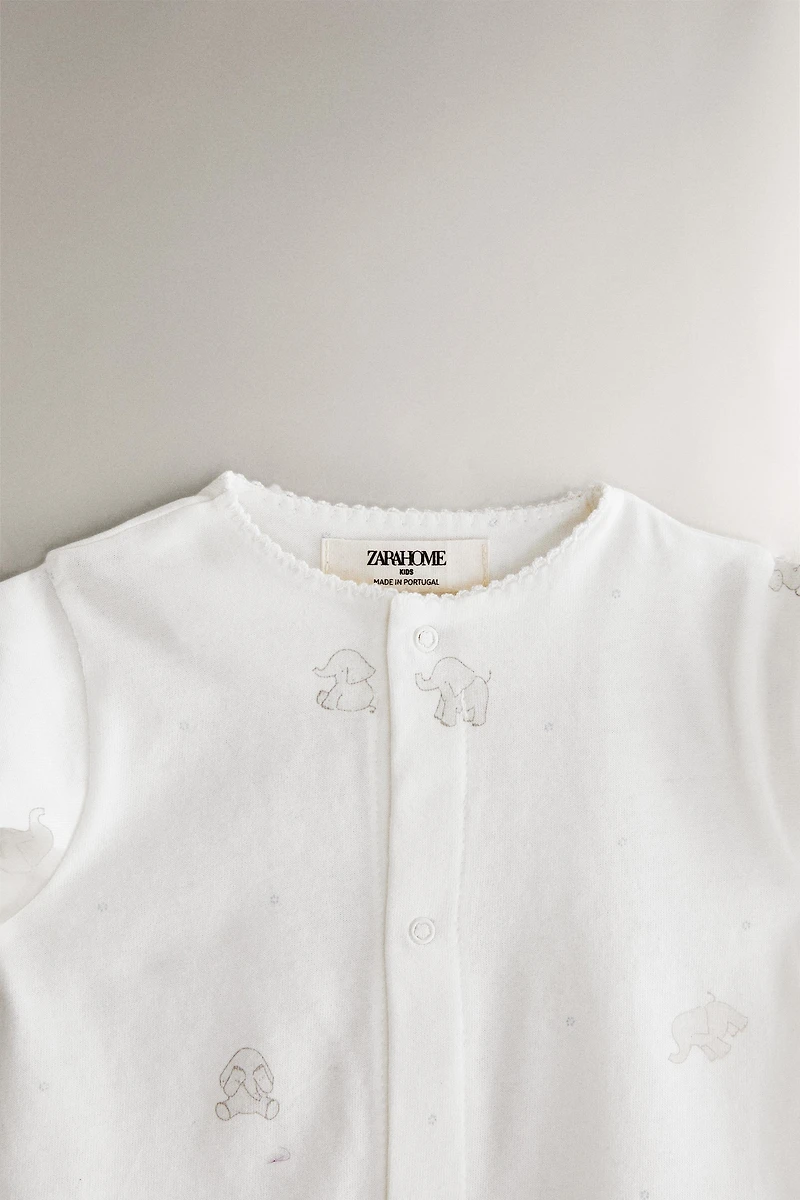 CHILDREN'S ELEPHANT SHORT ROMPER