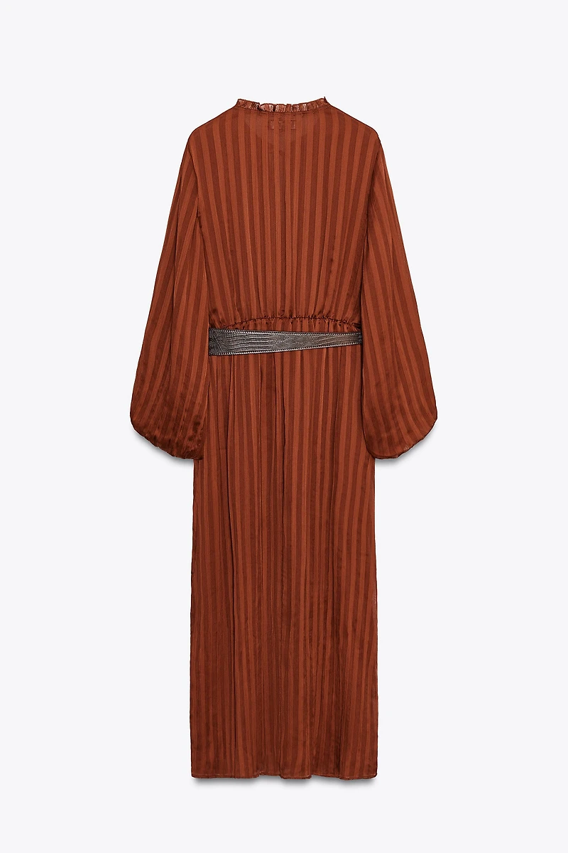 MIDI BELT DRESS