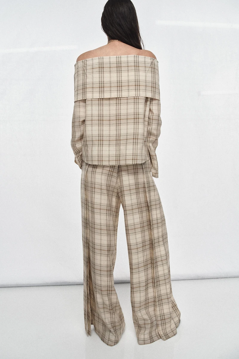 ZW COLLECTION PLAID TOP