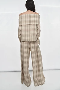 ZW COLLECTION PLAID TOP