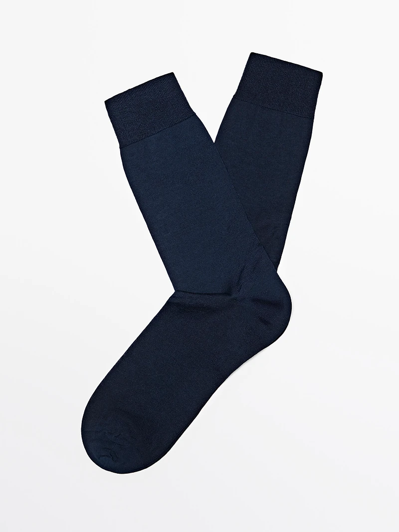 Chaussettes habillées unies