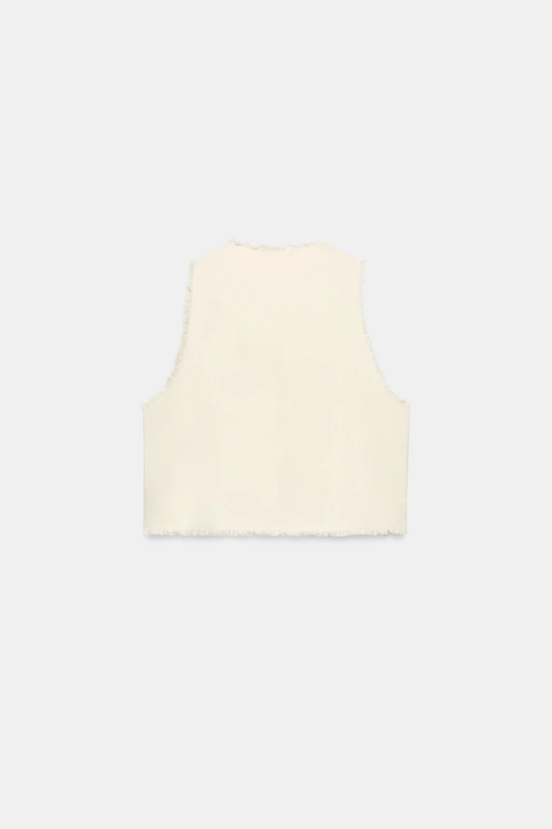 TOP GILET BRODÉ