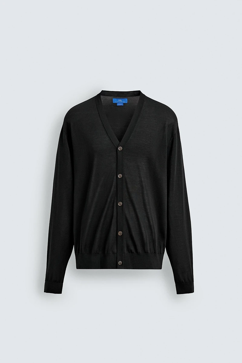 100% SILK CARDIGAN AARON LEVINE X ZARA