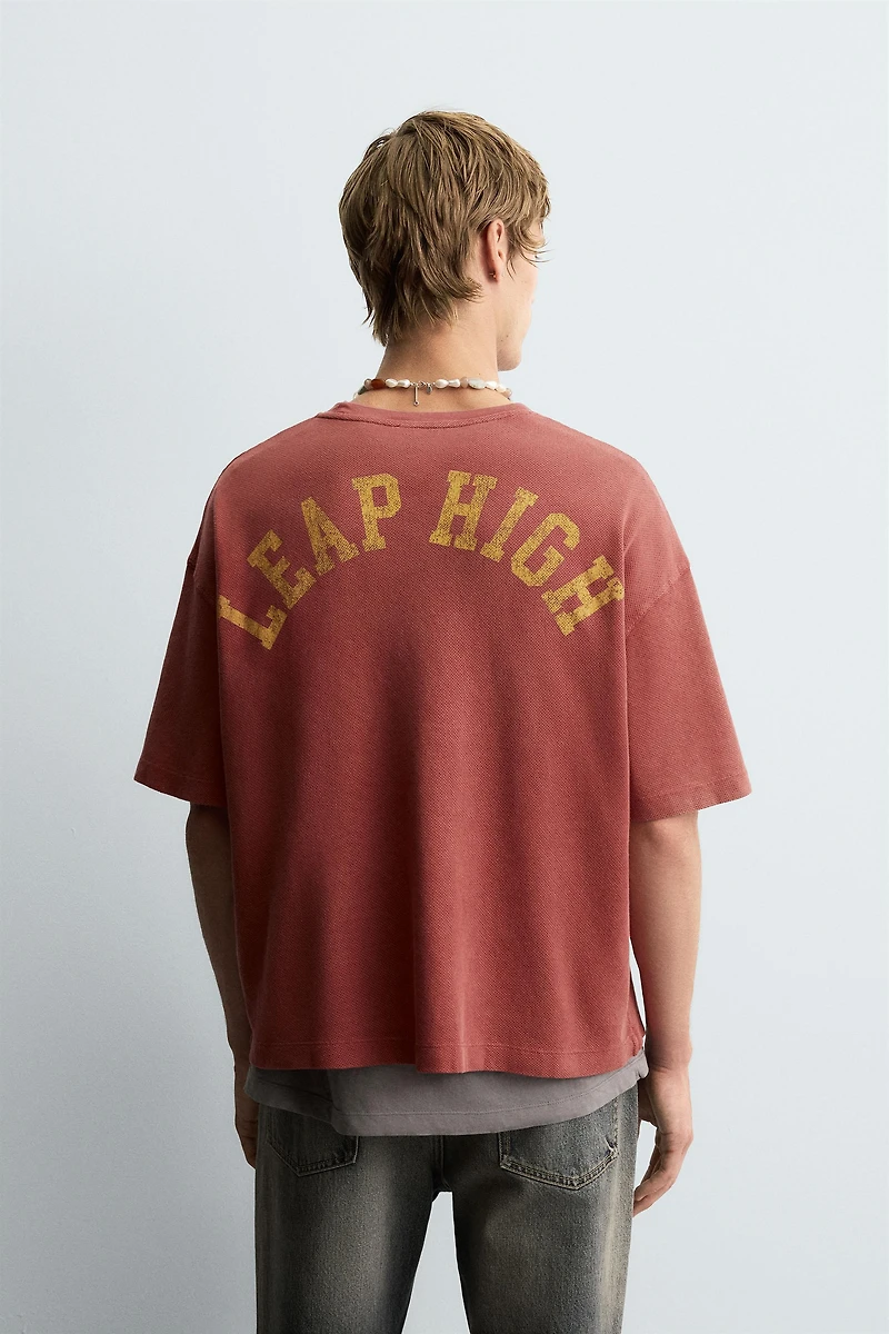 T-SHIRT STRUCTURE OUVERTE VARSITY
