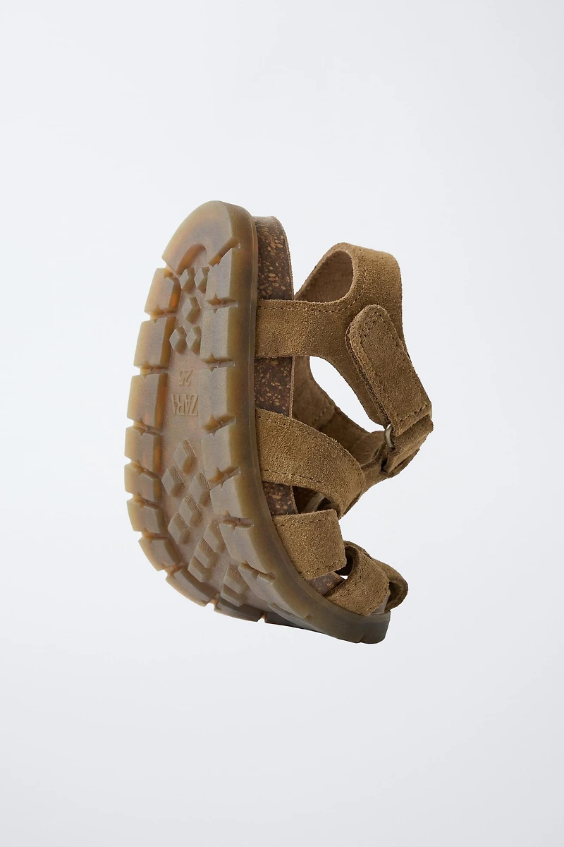 SANDALES STYLE PÊCHEUR EN CUIR