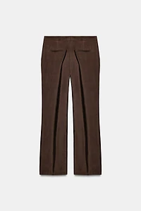 PANTALON SLIM SATINÉ