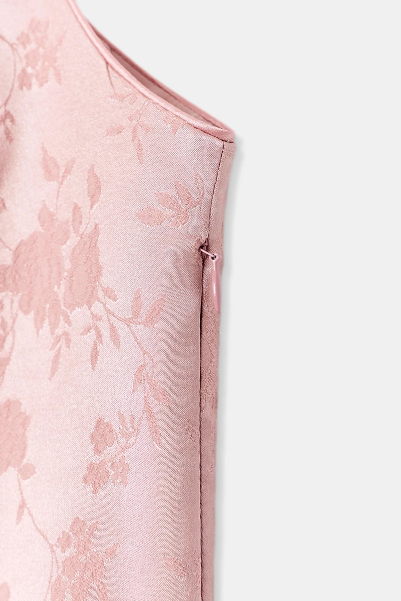 ROBE MI-LONGUE EN JACQUARD