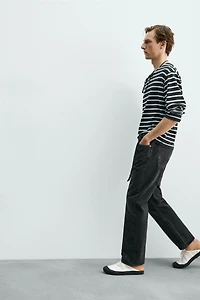 AARON LEVINE X ZARA STRAIGHT FIT BOOTCUT JEANS