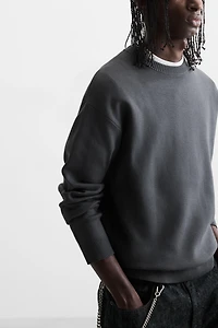 SOFT TEXTURED KNIT SWEATER