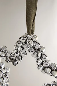 STAR WITH SLEIGH BELLS CHRISTMAS TREE ORNAMENT