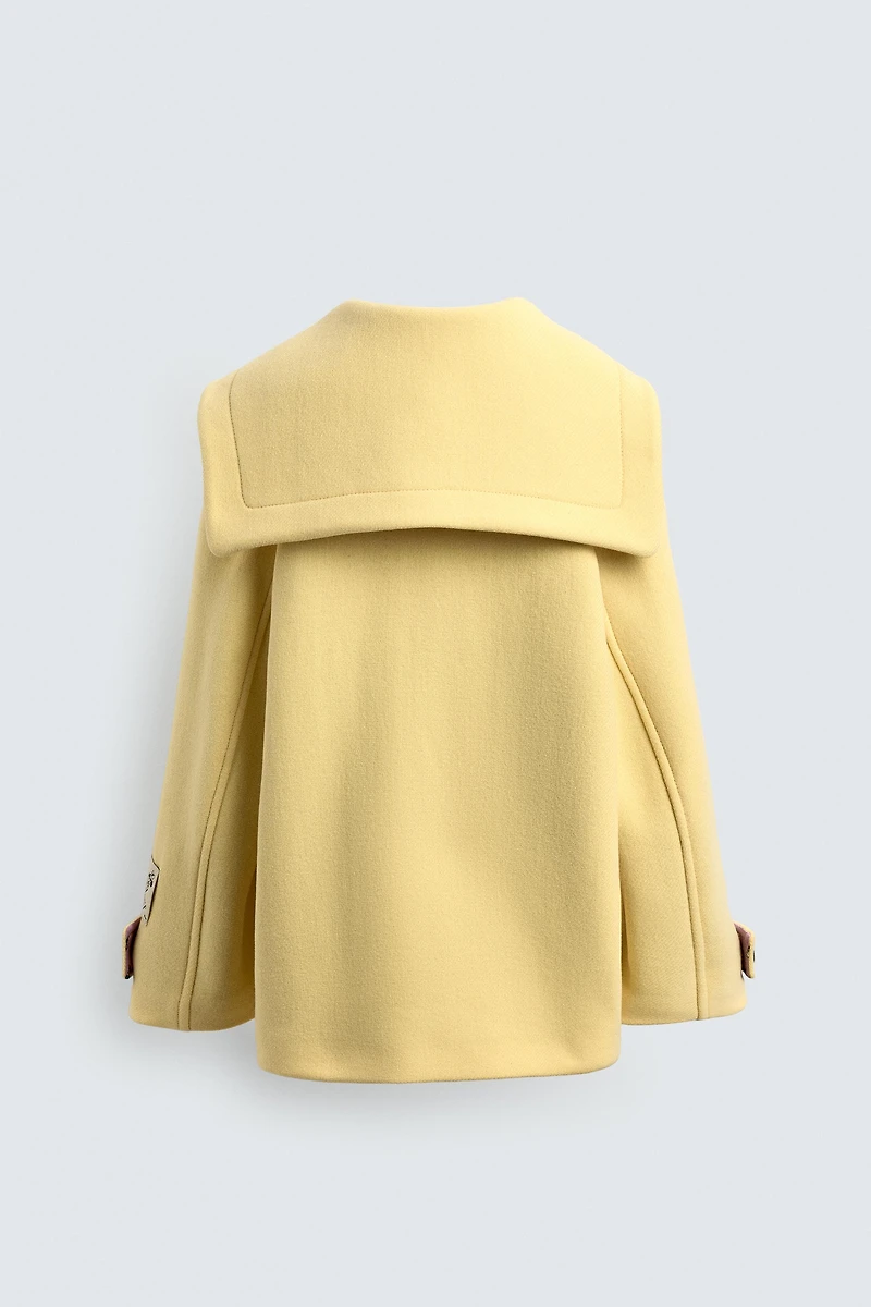 MARINE COLLAR COAT HARRY LAMBERT FOR ZARA X DISNEY