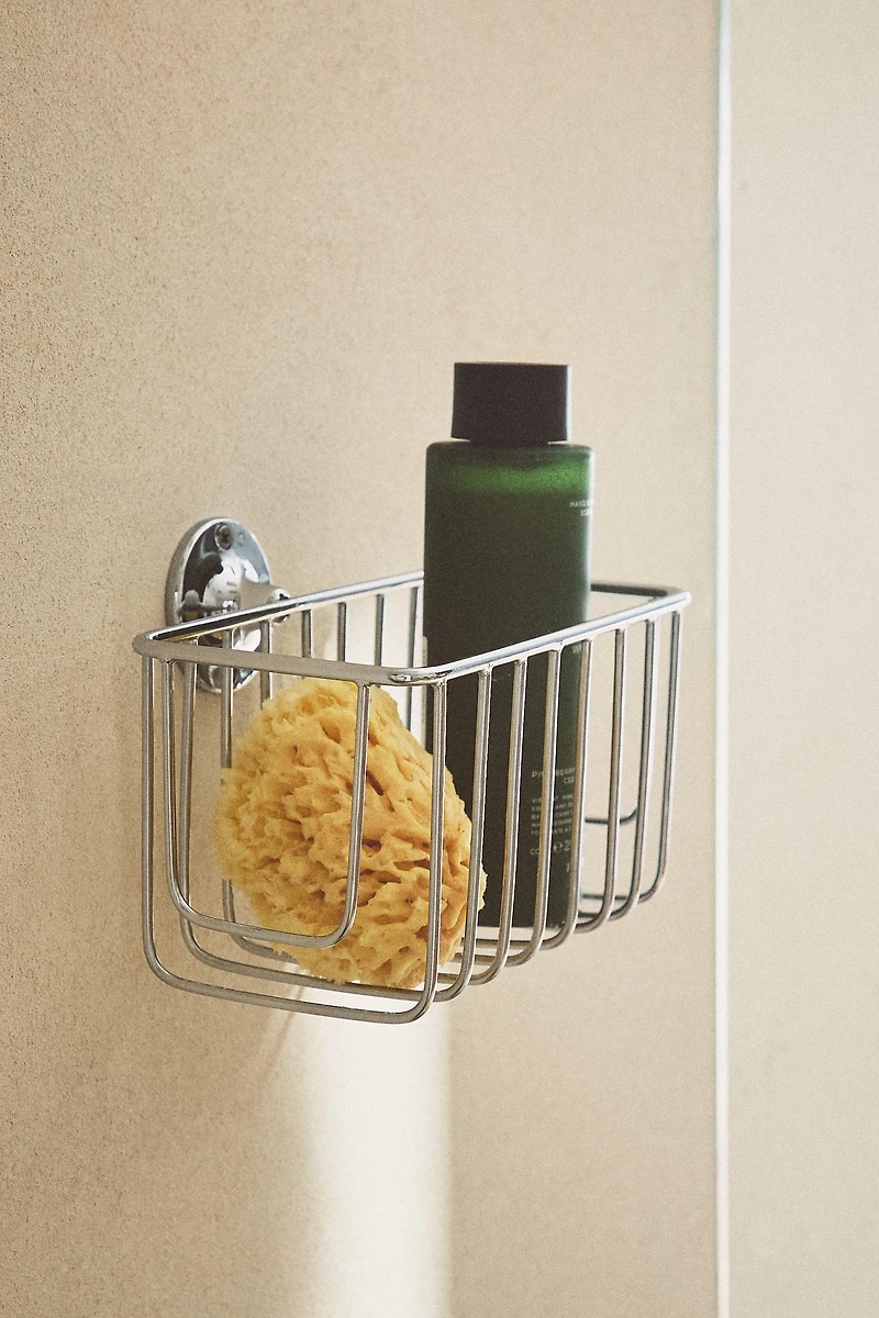 METAL SHOWER SHELF