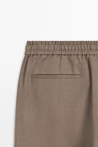 100% linen relaxed fit pants