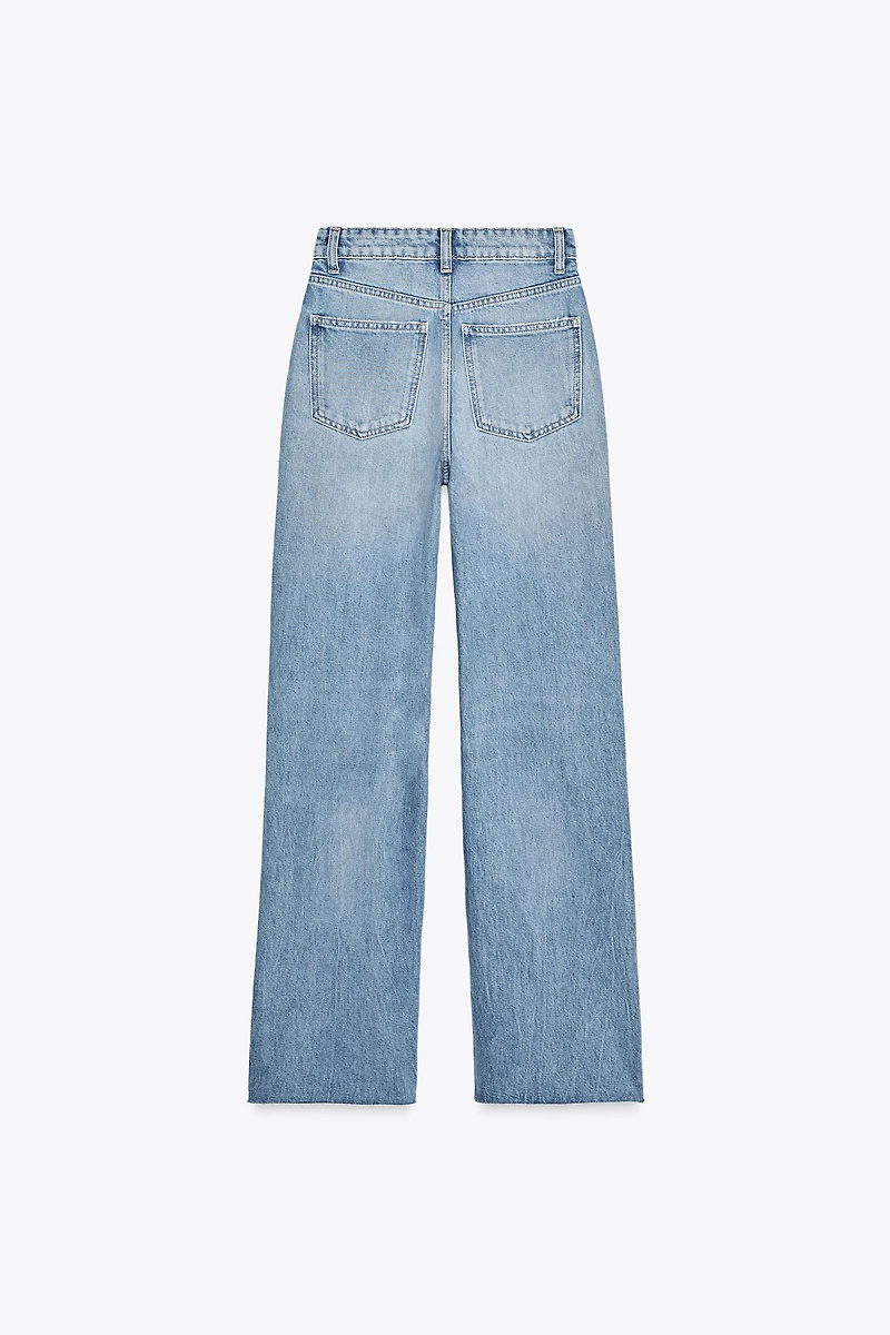 TRF HIGH RISE WIDE LEG JEANS