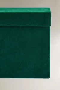 SQUARE VELVET CHRISTMAS BOX