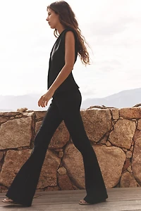 INTERLOCK FLARE PANTS