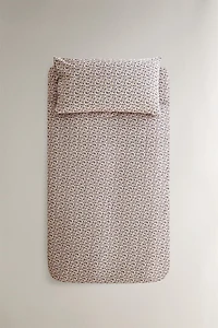 KIDS FLORAL COTTON DUVET COVER