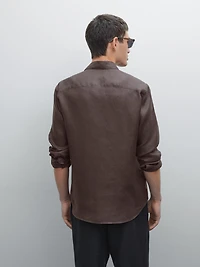Lightweight regular fit twill shirt